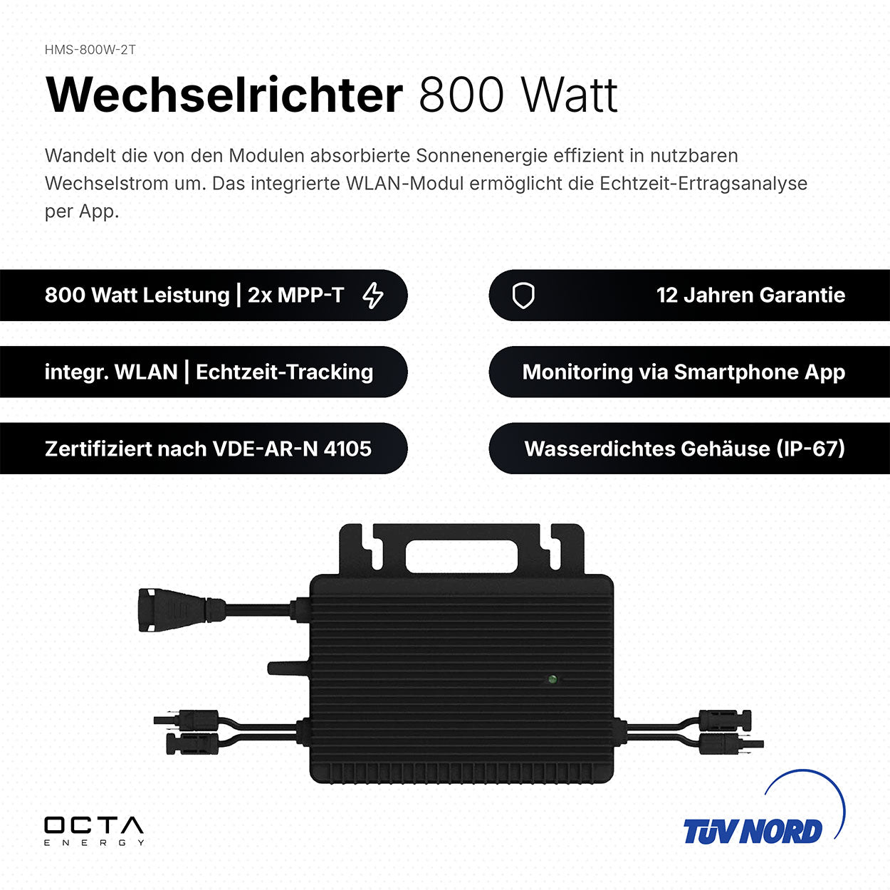 Octa SolarDeck 4P XL | 2000 Wp