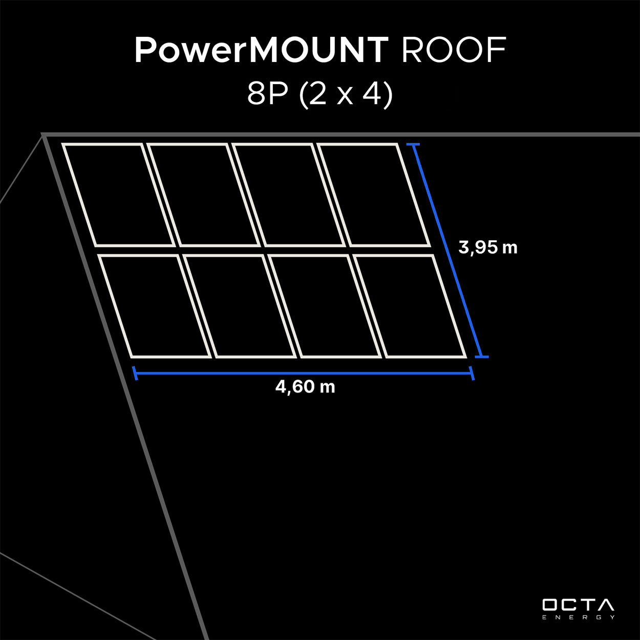 Octa SolarRoof 8P XL - Ziegeldach | 4000 Wp | 2,7 kWh