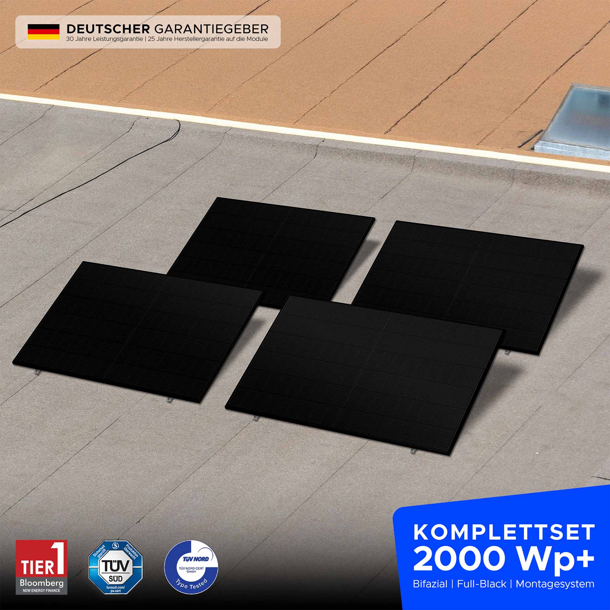 Octa SolarDeck 4P XL | 2000 Wp | 1,6 kWh