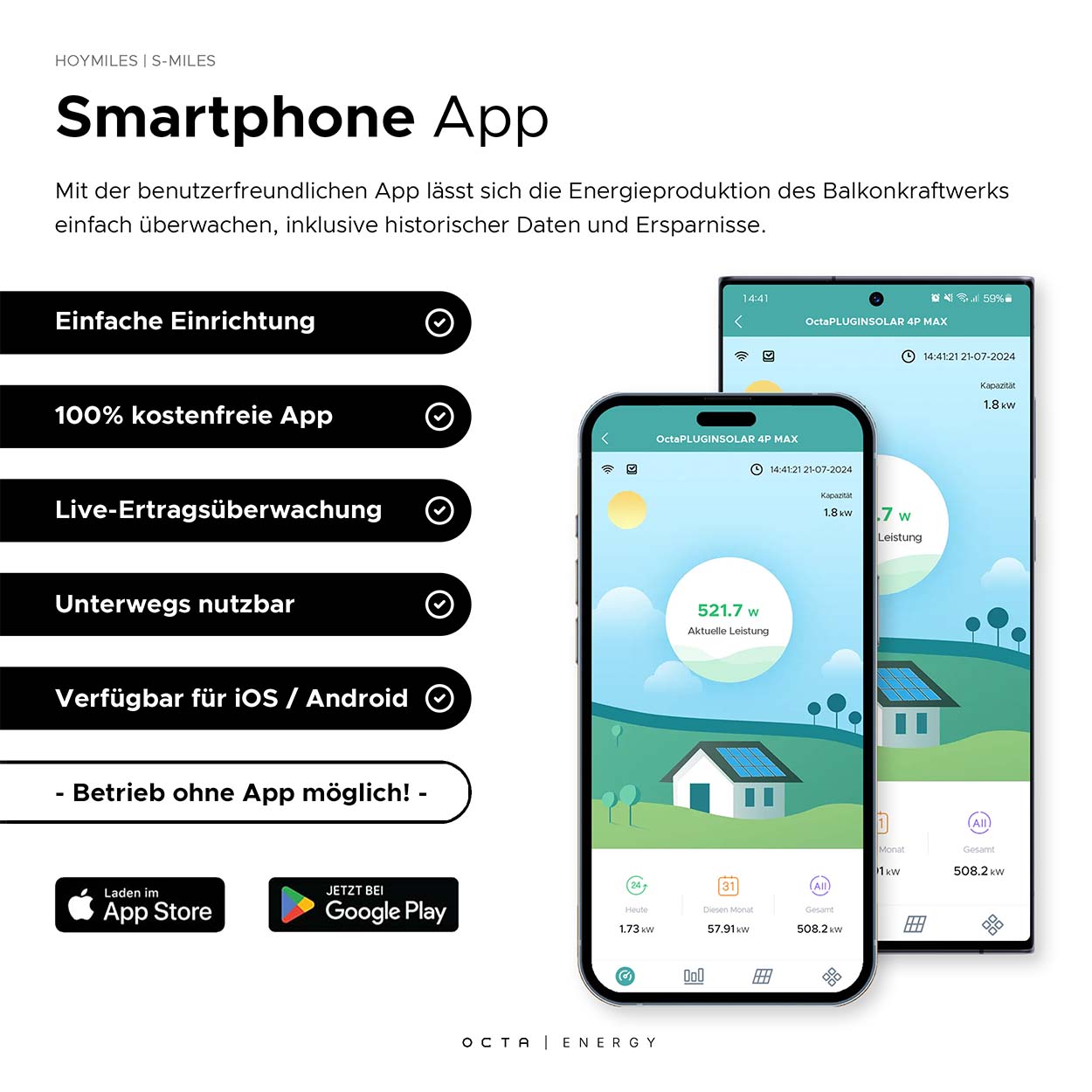 OctaBALCONY 4P (XL) | 2000 Wp+